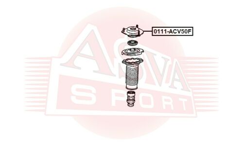 Опора амортизатора Asva передняя, правая/левая, арт. 0111-ACV50F