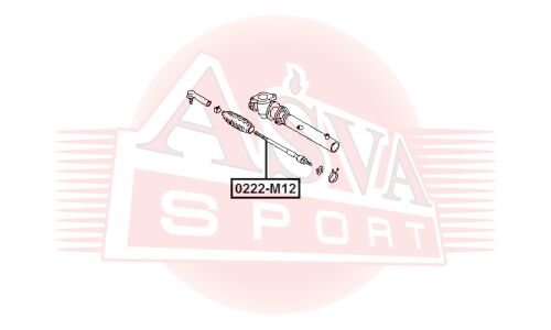 Тяга рулевая Asva, арт. 0222-M12