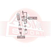 Опора амортизатора переднего | перед Asva, арт. 0211-R51F