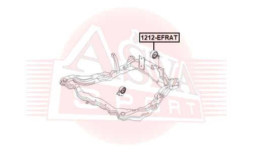 Опора двигателя задняя | перед Asva, арт. 1212-EFRAT