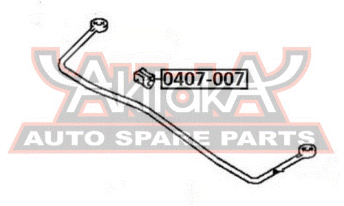 Втулка стабилизатора Asva, передняя, арт. 0407-007