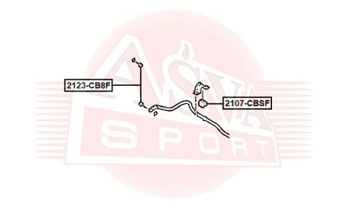 Втулка Asva, арт. 2107-CBSF