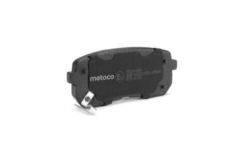 Колодки тормозные дисковые Metaco, задние, комплект на ось (4 шт), арт. 3010-064