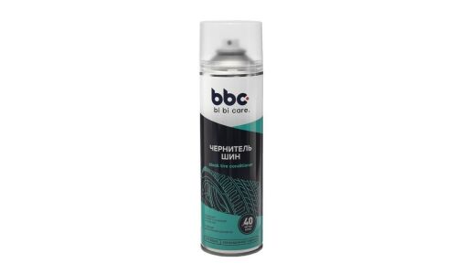 Полироль (чернитель) шин BiBiCare Black Tire Conditioner, с кондиционирующим действием и защитой от УФ-лучей, аэрозоль 650мл, арт. 4009