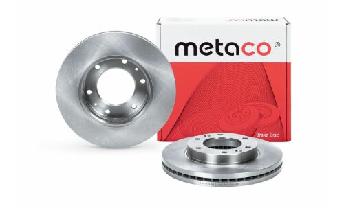 Диск тормозной Metaco, передний, правый/левый, для Hyundai Starex, 1 шт, арт. 3050-081