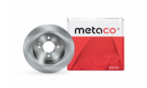 Диск тормозной Metaco, задний, правый/левый, для Hyundai Solaris, 1 шт, арт. 3060-002