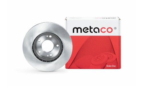 Диск тормозной Metaco, передний, правый/левый, для Hyundai Creta, 1 шт, арт. 3050-106