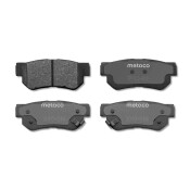 Колодки тормозные дисковые Metaco, задние, комплект на ось (4 шт), арт. 3010-016