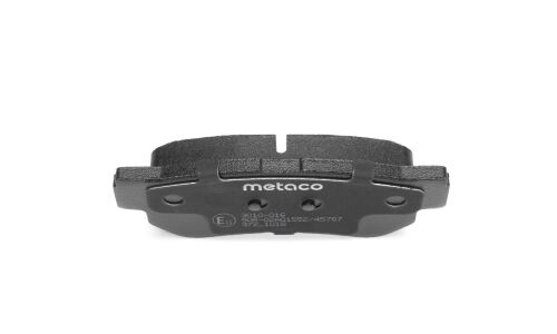Колодки тормозные дисковые Metaco, задние, комплект на ось (4 шт), арт. 3010-016
