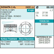 Поршень двигателя HYUNDAI Sonata IV (98-13) Teikin, арт. 51135STD