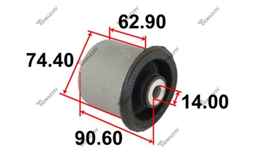 Сайлентблок задней балки Tenacity, арт. AAMHO1083
