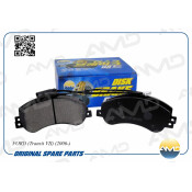 Колодки тормозные дисковые AMD, передние, комплект на ось (4 шт), арт. AMD.BF459