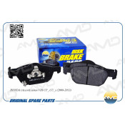 Колодки тормозные дисковые AMD, передние, комплект на ось (4 шт), арт. AMD.BF472