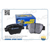 Колодки тормозные дисковые AMD, задние, комплект на ось (4 шт), арт. AMD.BF482