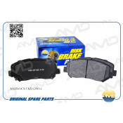 Колодки тормозные дисковые AMD, передние, комплект на ось (4 шт), арт. AMD.BF488