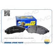 Колодки тормозные дисковые AMD, передние, комплект на ось (4 шт), арт. AMD.BF494