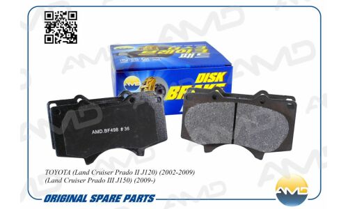 Колодка дискового тормоза | перед AMD, арт. AMD.BF498