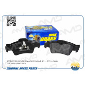 Колодки тормозные дисковые AMD, комплект на ось (4 шт), арт. AMD.BF548