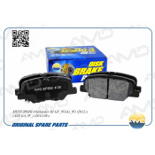 Колодки тормозные дисковые AMD, задние, комплект на ось (4 шт), арт. AMD.BF562