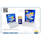 Комплект фильтров (масл.04152YZZA1 + возд.1780128030 + салон.87139YZZ16) AMD, арт. AMD.SETF157