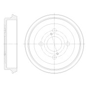 БАРАБАН ТОРМОЗНОЙ G-BRAKE  GD-06418 G-brake, арт. GD06418