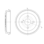 БАРАБАН ТОРМОЗНОЙ G-BRAKE  GD-06675 G-brake, арт. GD06675