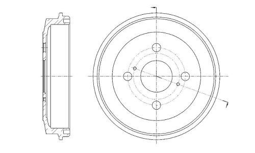 БАРАБАН ТОРМОЗНОЙ G-BRAKE  GD-06675 G-brake, арт. GD06675