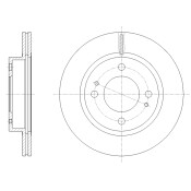 ДИСК ТОРМОЗНОЙ ВЕНТИЛИРУЕМЫЙ G-BRAKE GR-21487 G-brake, арт. GR21487