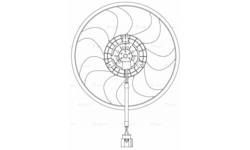 КРЫЛЬЧАТКА С ЭЛ.МОТОРОМ VW TRANSPORTER T5 (03-) (LFK 1848) Luzar, арт. LFK 1848