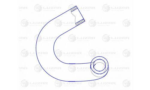 ПАТРУБКИ РАДИАТОРА ГАЗЕЛЬ NEXT CUMMINS LUZAR Luzar, арт. LPKh 0322