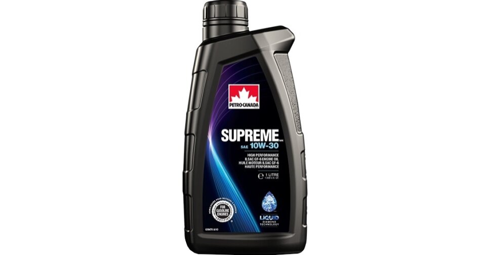 Масло моторное Petro-Canada Supreme 10w30, полусинтетическое, API SN ...