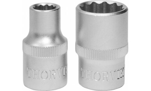 Головка торцевая Thorvik, короткая, 12-гранная, под квадрат 1/2", 10мм, арт. FS21210