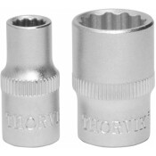 Головка торцевая Thorvik, короткая, 12-гранная, под квадрат 1/4