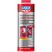Присадка в топливо Liqui Moly Multifunktions-additiv Diesel, комплексная, для дизельных двигателей, с эффектом антигеля, бутылка 1л, арт. 39025