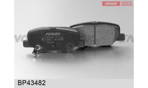 Колодки тормозные дисковые Fenox задние, комплект на ось (4 шт), арт. BP43482