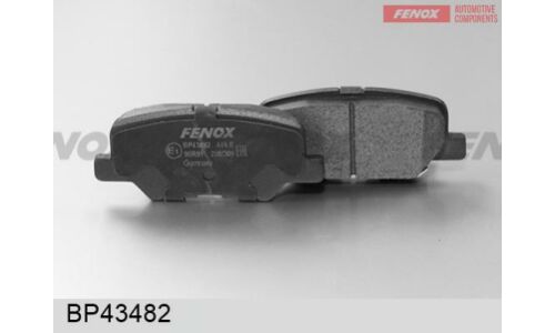 Колодки тормозные дисковые Fenox задние, комплект на ось (4 шт), арт. BP43482