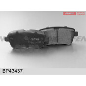 Колодки тормозные дисковые Fenox, задние, комплект на ось (4 шт), арт. BP43437