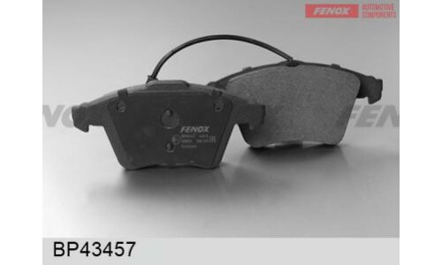Колодки тормозные дисковые Fenox, передние, комплект на ось (4 шт), арт. BP43457