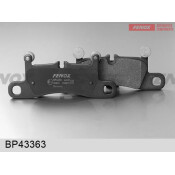Колодки тормозные дисковые Fenox, задние, комплект на ось (4 шт), арт. BP43363