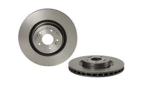 Диск тормозной Brembo, передний, правый/левый, 1 шт, арт. 09.D027.11