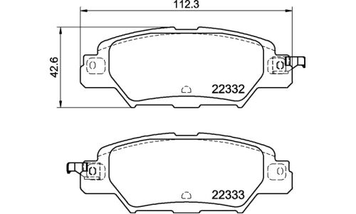 Колодки тормозные Nisshinbo дисковые, арт. NP5051