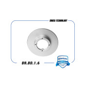 Диск тормозной Brave, передний, правый/левый, 1 шт, арт. BR.BD.1.6