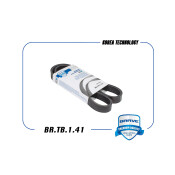 Ремень поликлиновый Brave, арт. BR.TB.1.41