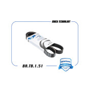 Ремень поликлиновый Brave, арт. BR.TB.1.51