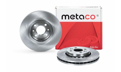 Диск тормозной вентилируемый | перед METACO, арт. 3050-074