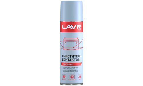 Очиститель электрических контактов Lavr Electrical Contact Cleaner, устраняет утечки тока и восстанавливает электропроводимость, аэрозоль 335мл (+трубка), арт. Ln1728