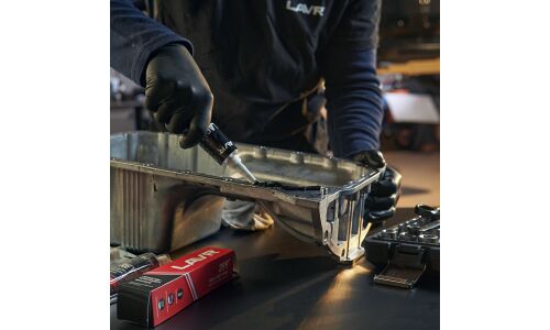 Герметик-прокладка Lavr Black RTV Silicone Gasket Maker, силиконовый, термостойкий, чёрный, туба 85г, арт. Ln1738