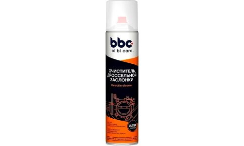 Очиститель дроссельной заслонки BiBiCare Throttle Cleaner, для удаления отложений смол и нагара, аэрозоль 400мл, арт. 4042