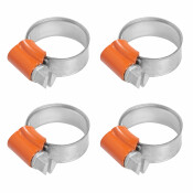 Хомут червячный Airline Ø12-22мм, ширина 9.7мм, оцинкованная сталь W1, комплект 4 шт, арт. AHC-SK-06