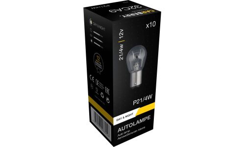 Лампа Carberry Day&Night P21/4W (BAZ15d, S25), 12В, 21/4Вт, арт. 32CA9